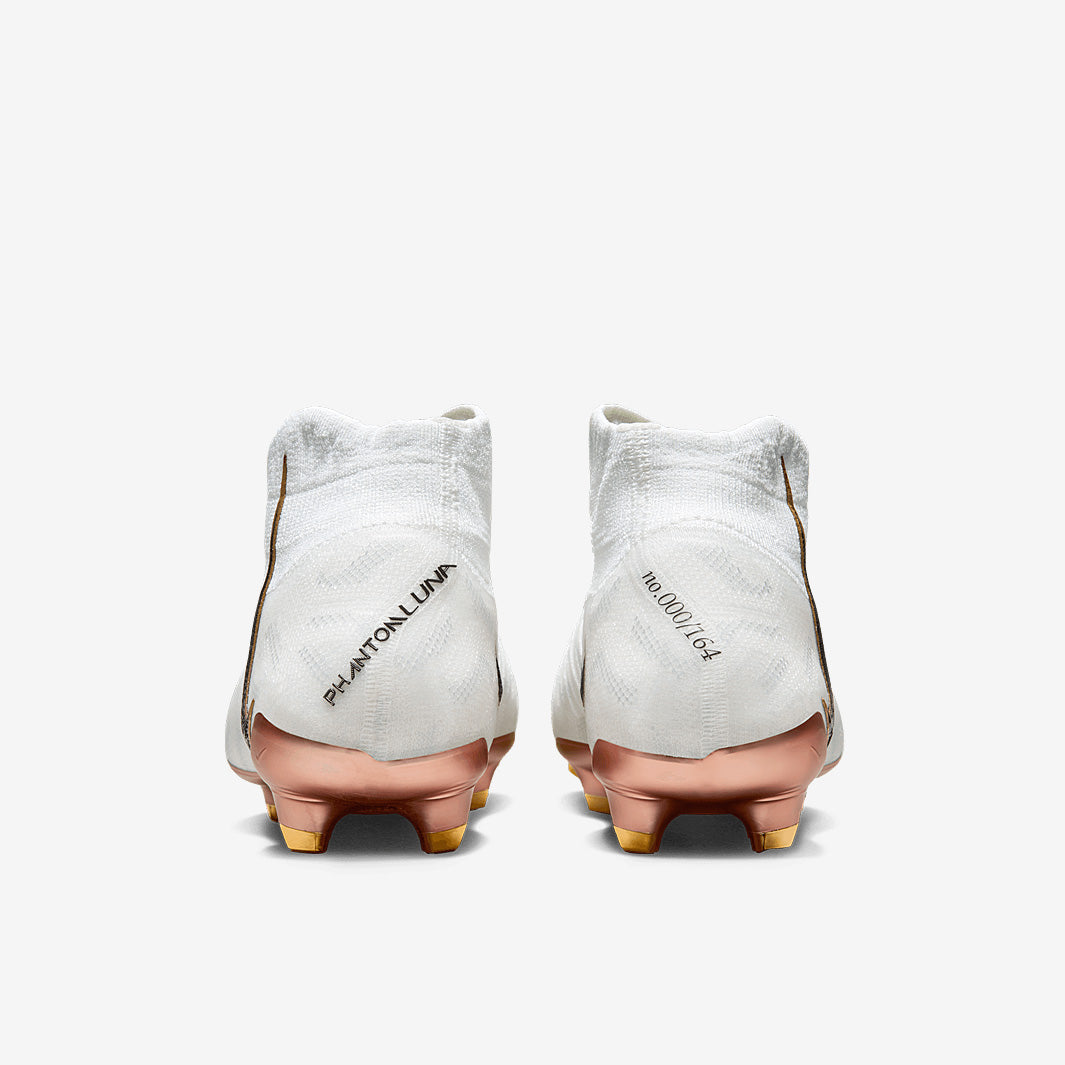Nike Phantom Luna Elite FG x WWC Winner Football Boots White/Black/Metallic Gold