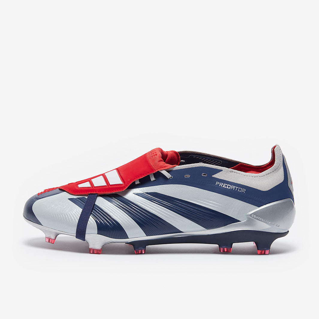 Adidas Predator Elite Tongue FG Roteiro Football Boots Tech Indigo/Vivid Red