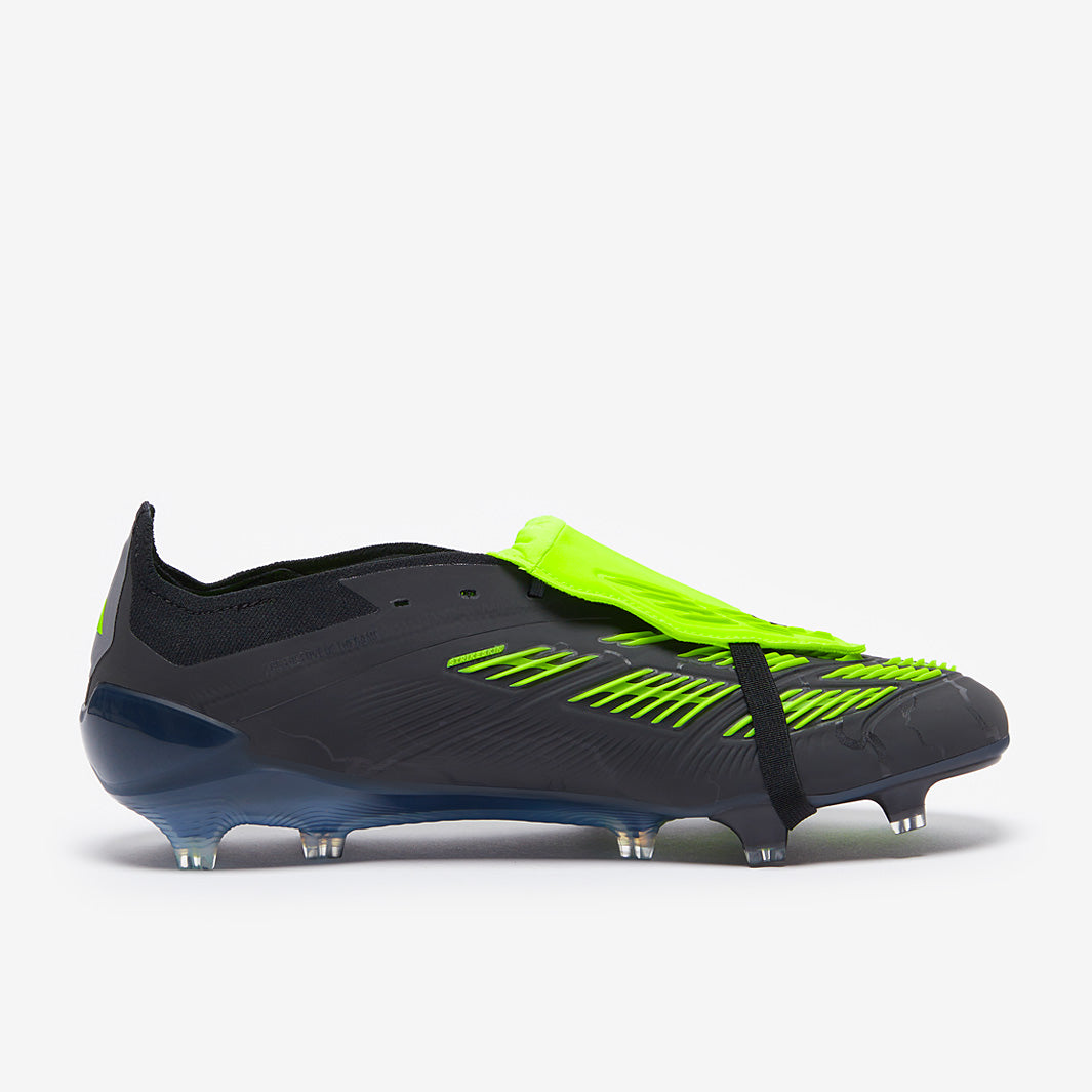 Adidas Predator Elite Tongue FG X Merky FC Football Boots Core Black/White/Lucid Lemon