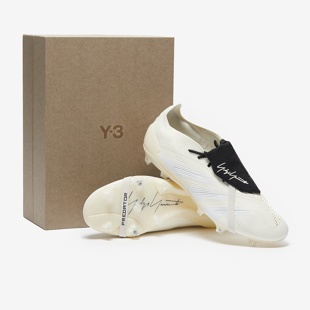adidas Predator Elite Tongue FG x Y-3 Football Boots Core Black/Core Black/White