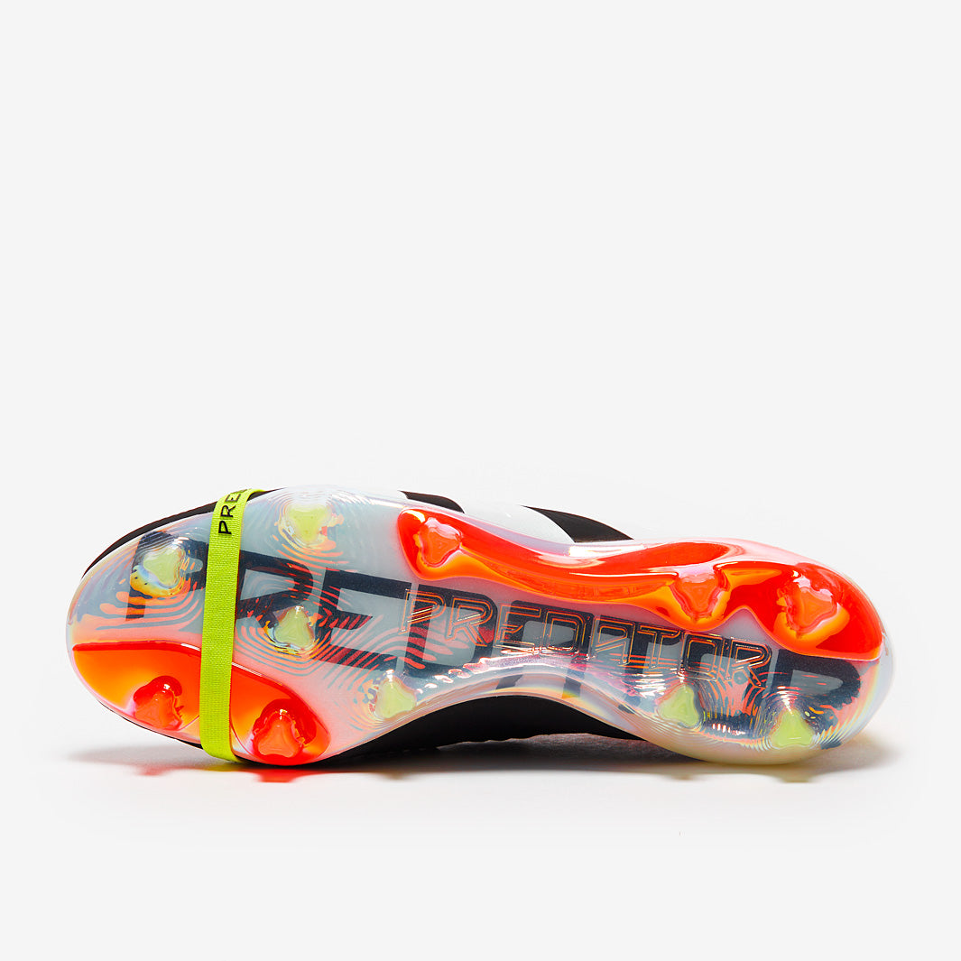 Adidas Predator Elite Tongue FG Football Boots Core Black/White/Solar Red