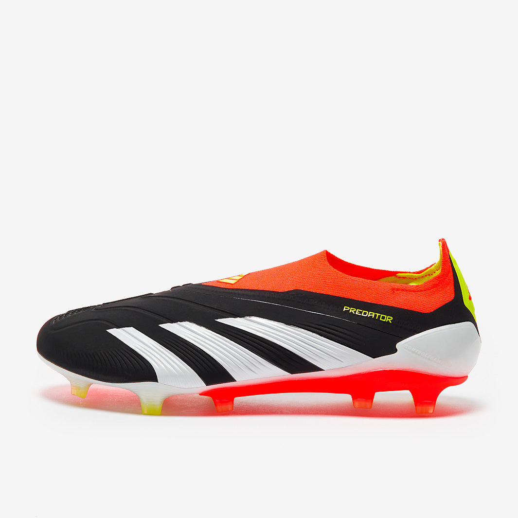 Adidas Predator Elite Laceless FG Football Boots Core Black/White/Solar Red