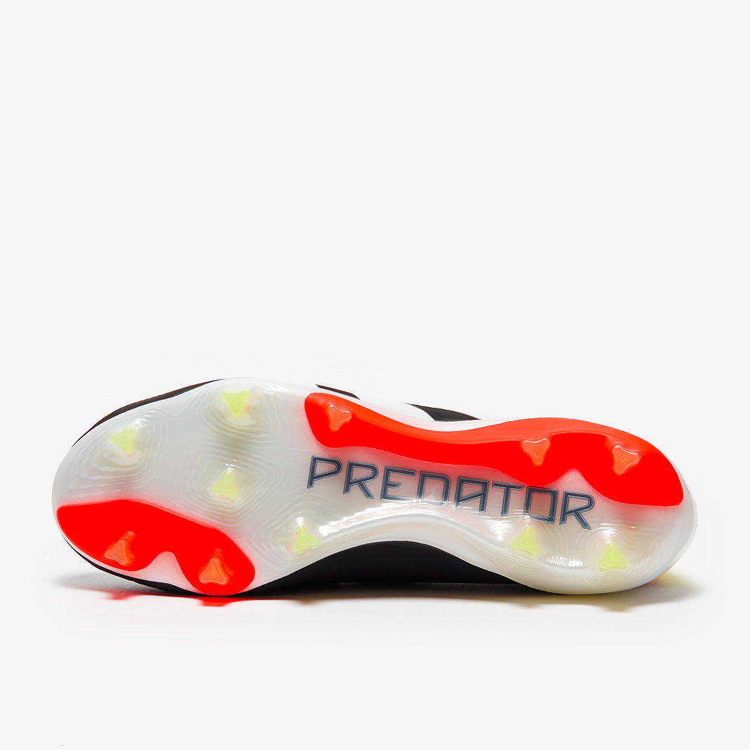 Adidas Predator Elite Laceless FG Football Boots Core Black/White/Solar Red