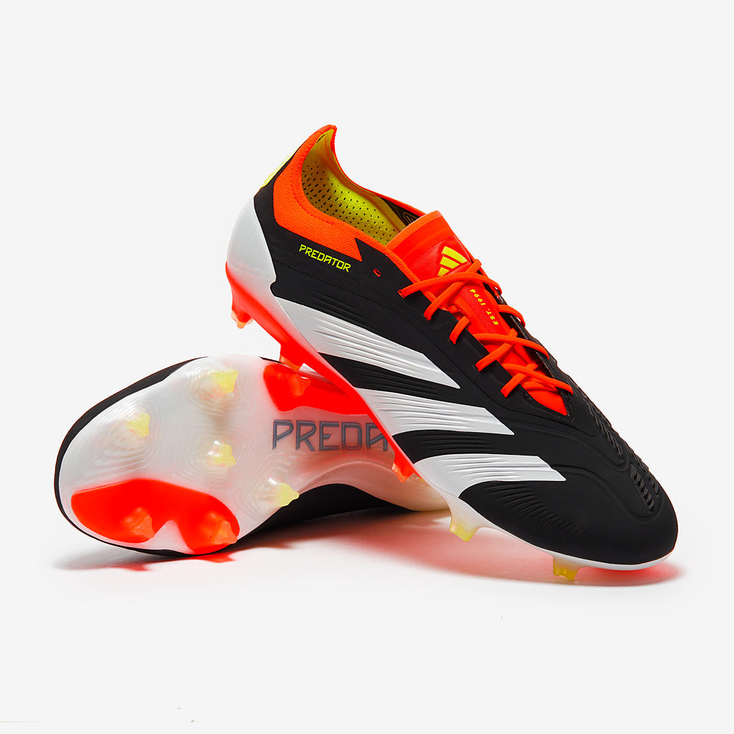 Adidas Predator Elite FG Football Boots Core Black/White/Solar Red