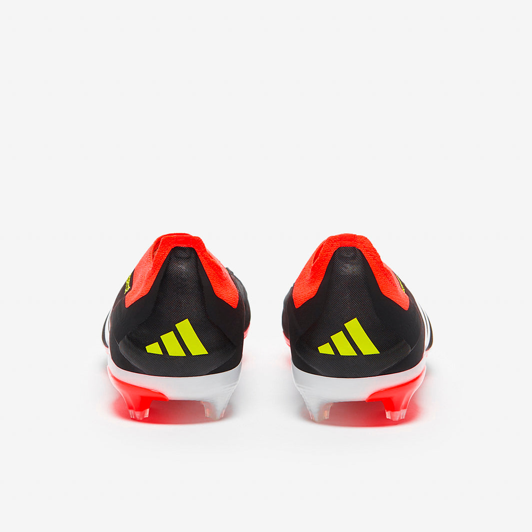 Adidas Kids Predator Elite Laceless FG Football Boots Core Black/White/Solar Red