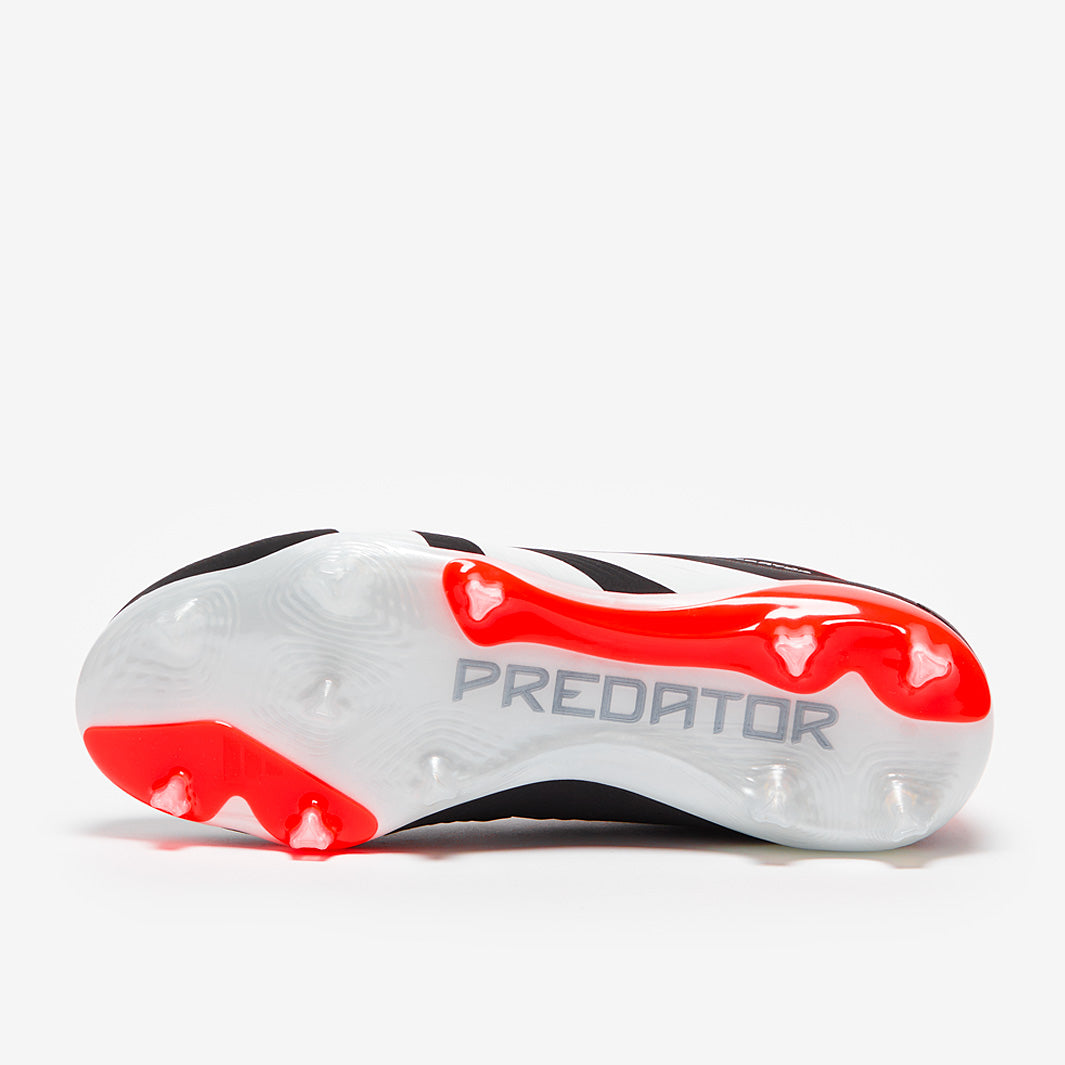 Adidas Kids Predator Elite FG Football Boots Core Black/White/Solar Red