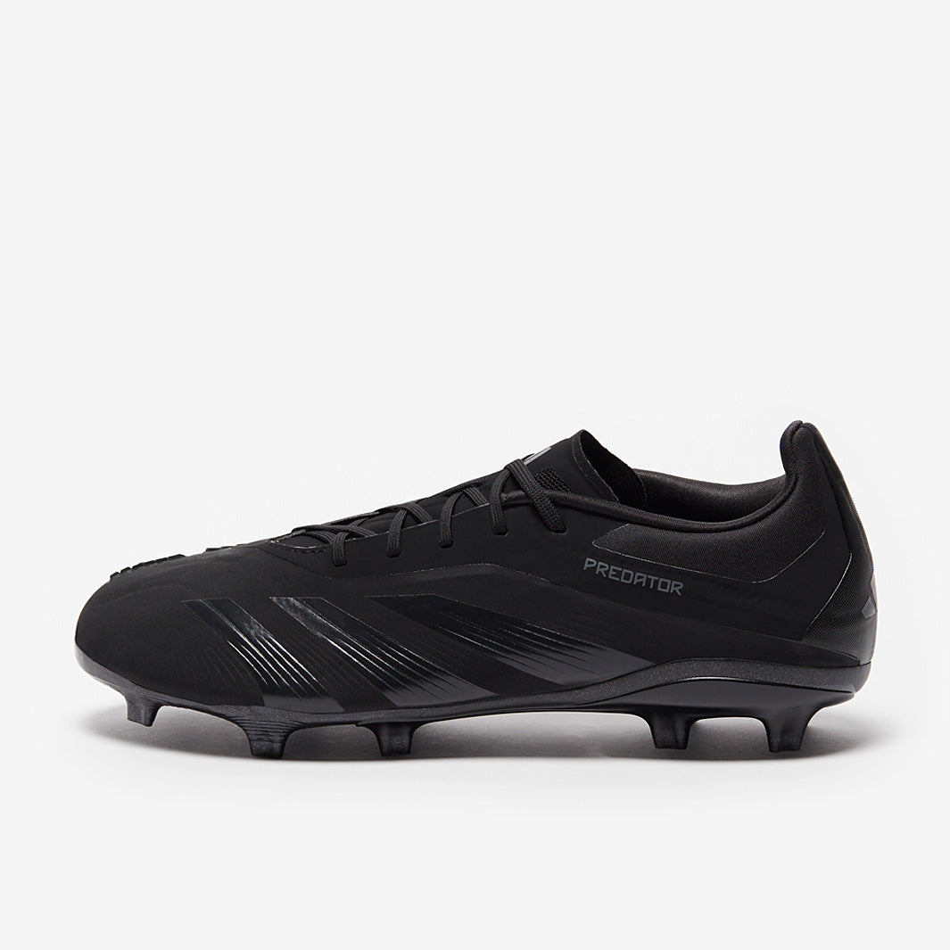Adidas Kids Predator Elite FG Football Boots Core Black/Carbon/Core Black