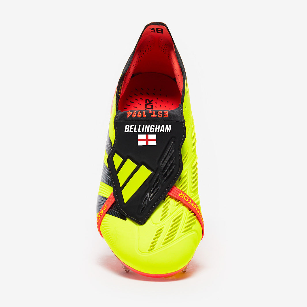 Adidas Predator Elite Tongue FG Football Boots Team Solar Yellow/Core Black/Solar Red