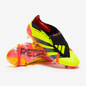 Adidas Predator Elite Tongue FG Football Boots Team Solar Yellow/Core Black/Solar Red
