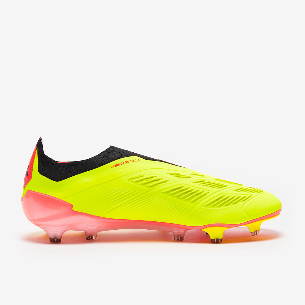 Adidas Predator Elite Laceless FG Football Boots Team Solar Yellow/Core Black/Solar Red