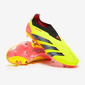 Adidas Predator Elite Laceless FG Football Boots Team Solar Yellow/Core Black/Solar Red