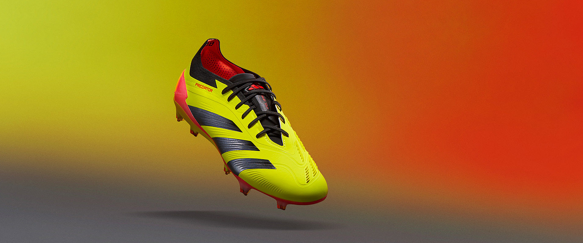 Adidas Predator Elite Laced FG Football Boots Team Solar Yellow/Core Black/Solar Red