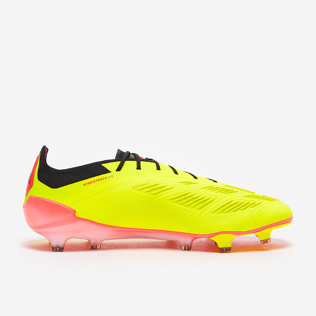 Adidas Predator Elite Laced FG Football Boots Team Solar Yellow/Core Black/Solar Red