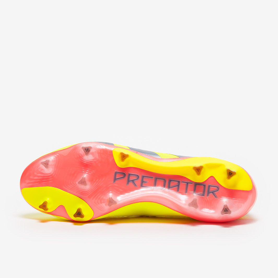 Adidas Predator Elite Laced FG Football Boots Team Solar Yellow/Core Black/Solar Red