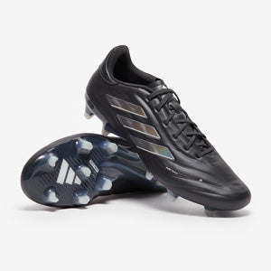 Adidas Copa Pure 2 Elite Leather FG Football Boots Core Black/Carbon/Grey One