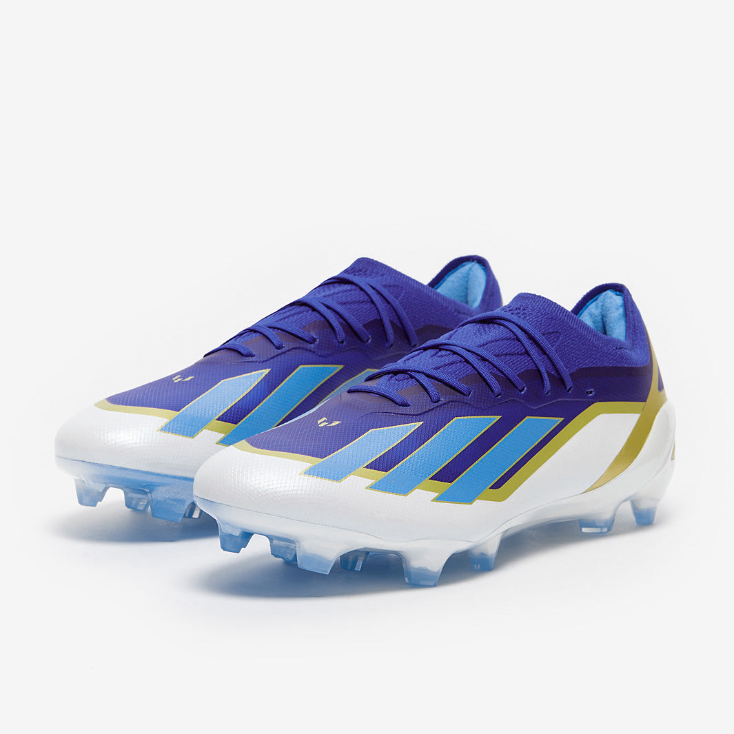 adidas X Crazyfast Messi Elite FG Football Boots Lucid Blue/Blue Burst/White