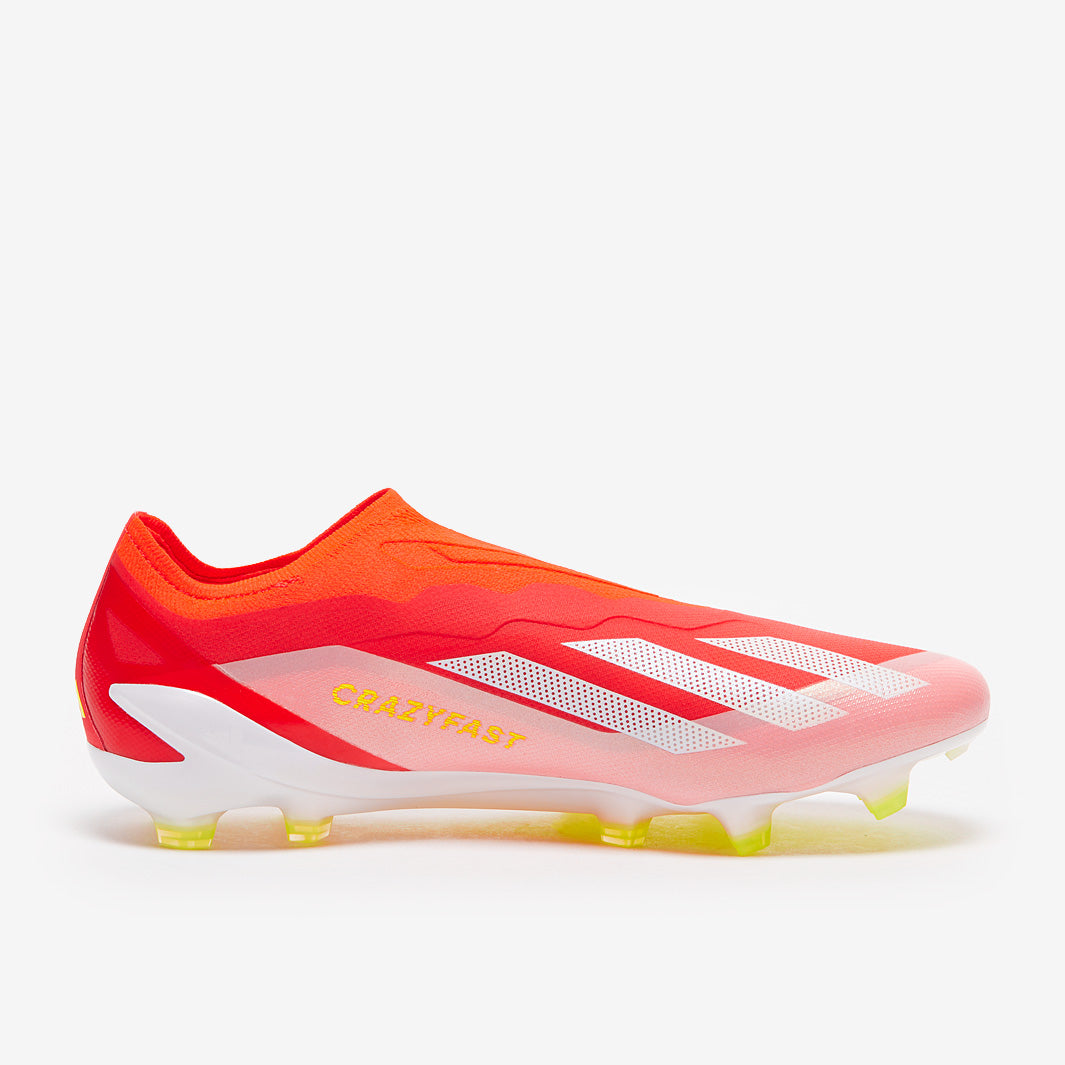 Adidas X Crazyfast Elite Laceless FG Football Boots Solar Red/White/Team Solar Yellow