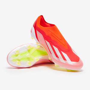 Adidas X Crazyfast Elite Laceless FG Football Boots Solar Red/White/Team Solar Yellow
