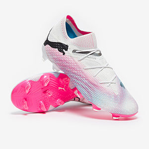 Puma Future 7 Ultimate FG/AG Football Boots Puma White/Puma Black/Poison Pink