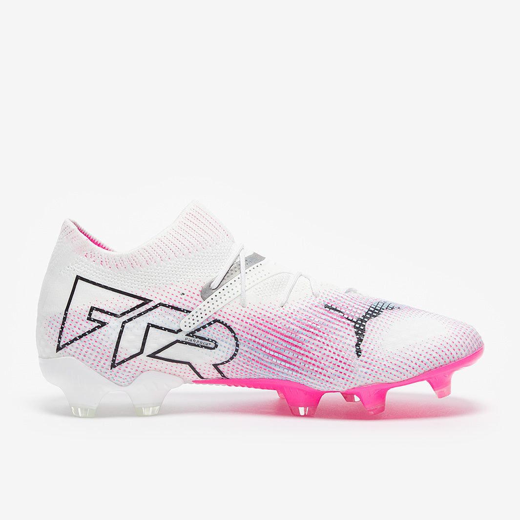 Puma Women's Future 7 Ultimate FG/AG Football Boots Puma White/Puma Black/Poison Pink
