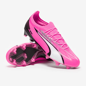 Puma Ultra Ultimate FG/AG Football Boots Poison Pink/Puma White/Puma Black