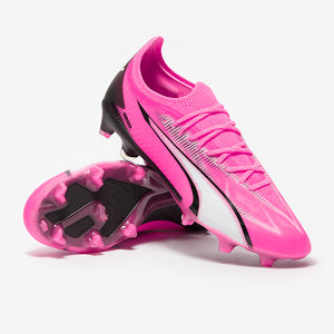 Puma Women's Ultra Ultimate FG/AG Football Boots Poison Pink/Puma White/Puma Black
