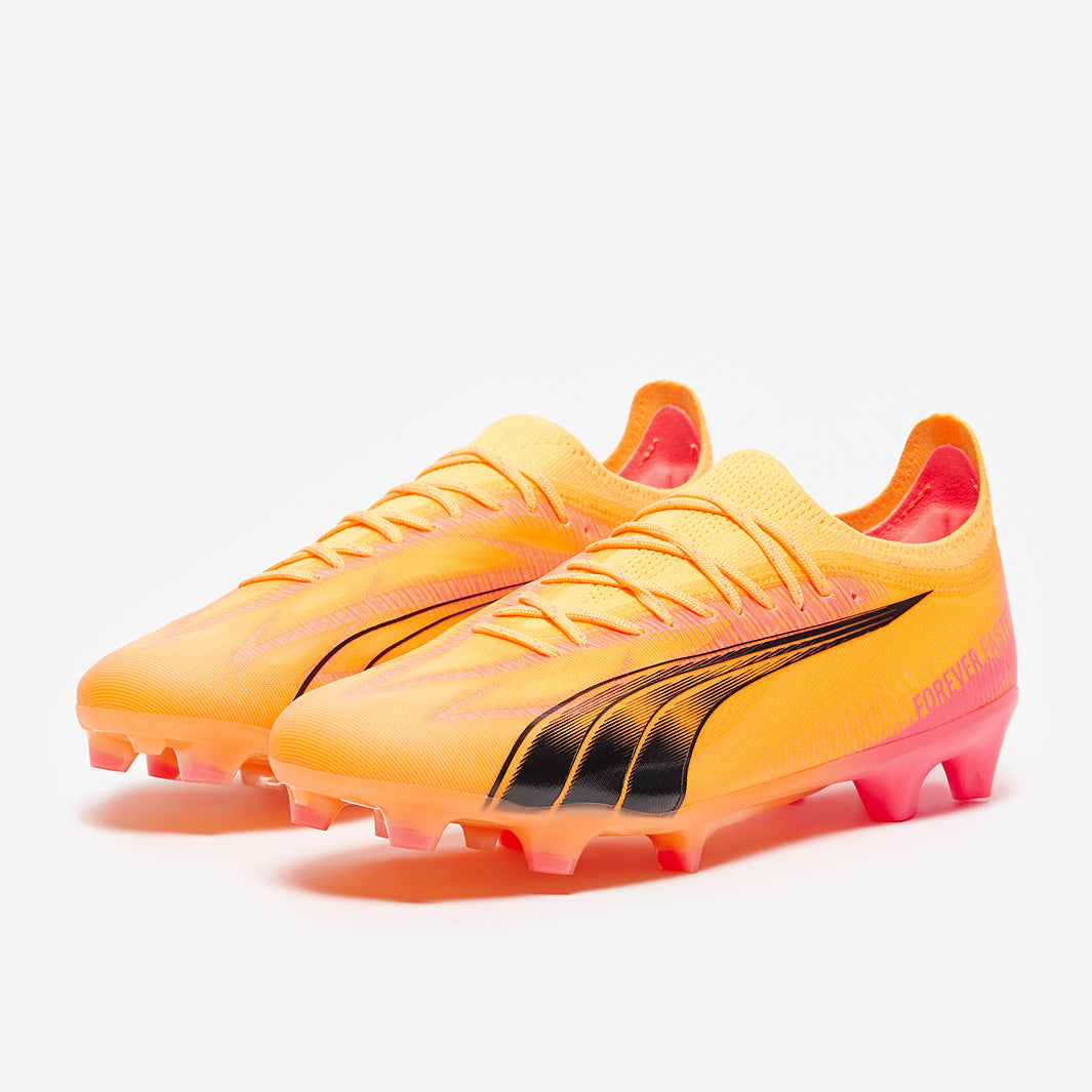Puma Ultra Ultimate FG/AG Football Boots Sun Stream/Puma Black/Sunset Glow