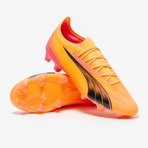 Puma Ultra Ultimate FG/AG Football Boots Sun Stream/Puma Black/Sunset Glow