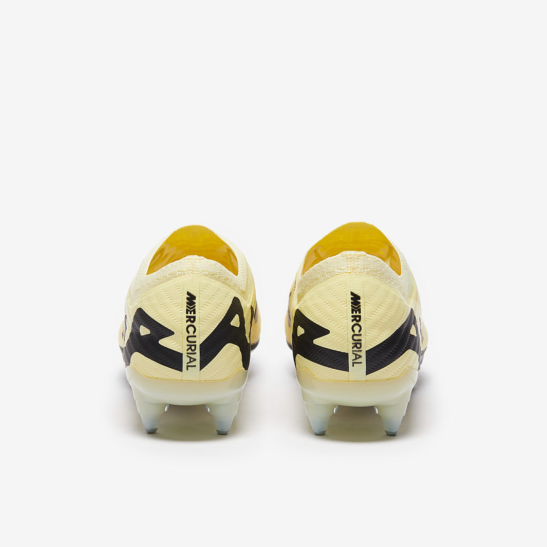 Nike Air Zoom Mercurial Vapor XV Elite SG Pro Anti-Clog Football Boots Lemonade/Black/Mtlc Gold Coin