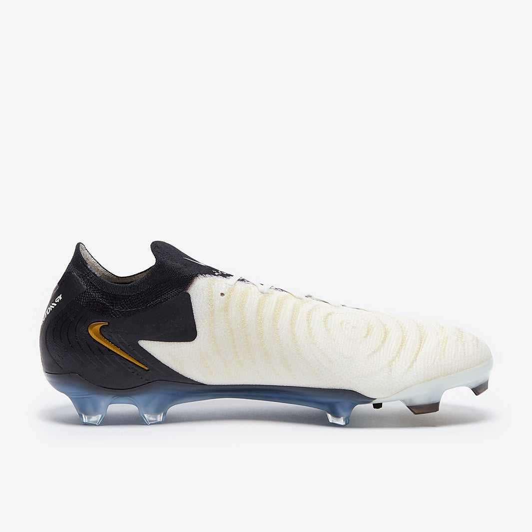 Nike Phantom GX II Elite FG Football Boots White/Black/Mtlc Gold Coin