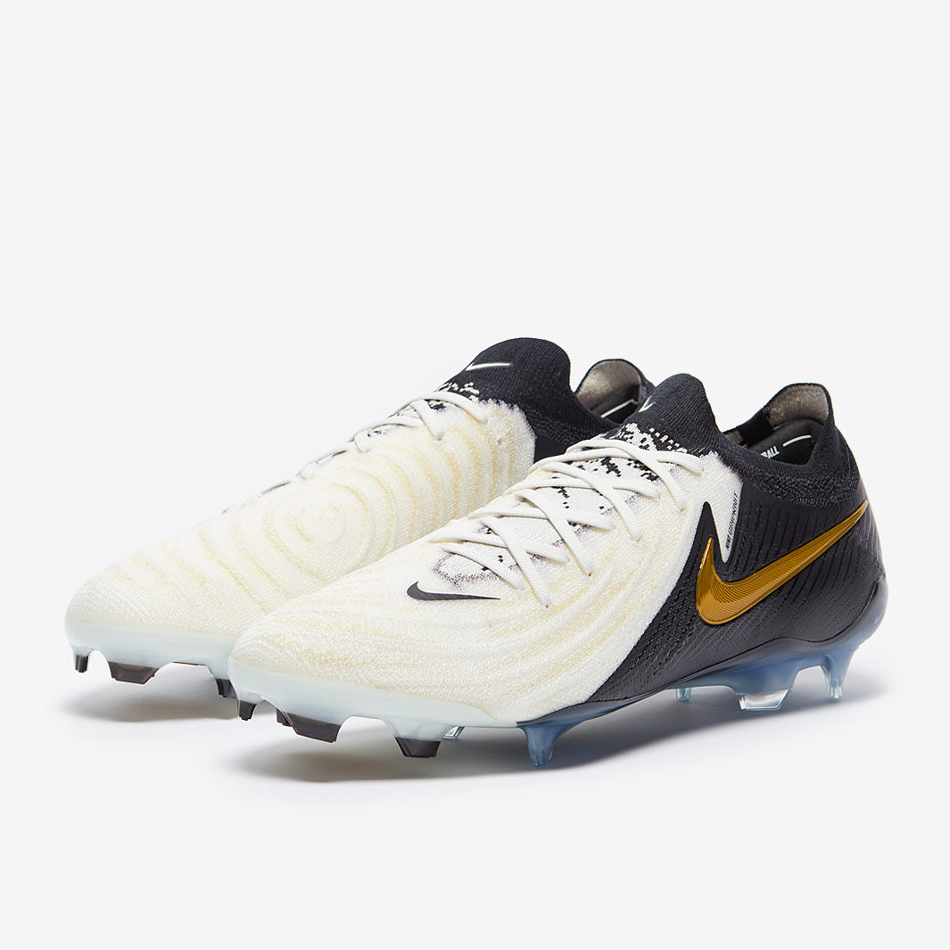 Nike Phantom GX II Elite FG Football Boots White/Black/Mtlc Gold Coin