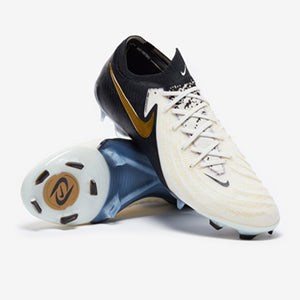 Nike Phantom GX II Elite FG Football Boots White/Black/Mtlc Gold Coin