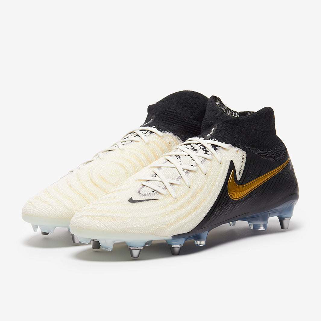 Nike Phantom Luna II Elite SG-Pro Player Edition Football Boots White/Black/Mtlc Gold Coin