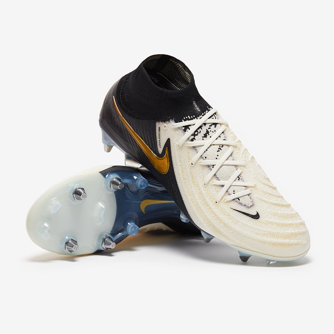 Nike Phantom Luna II Elite SG-Pro Player Edition Football Boots White/Black/Mtlc Gold Coin