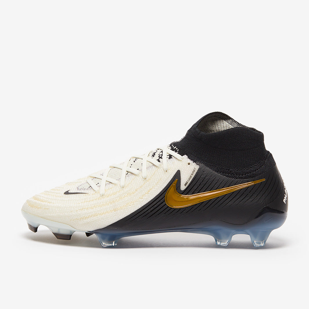 Nike Phantom Luna II Elite FG Football Boots White/Black/Mtlc Gold Coin