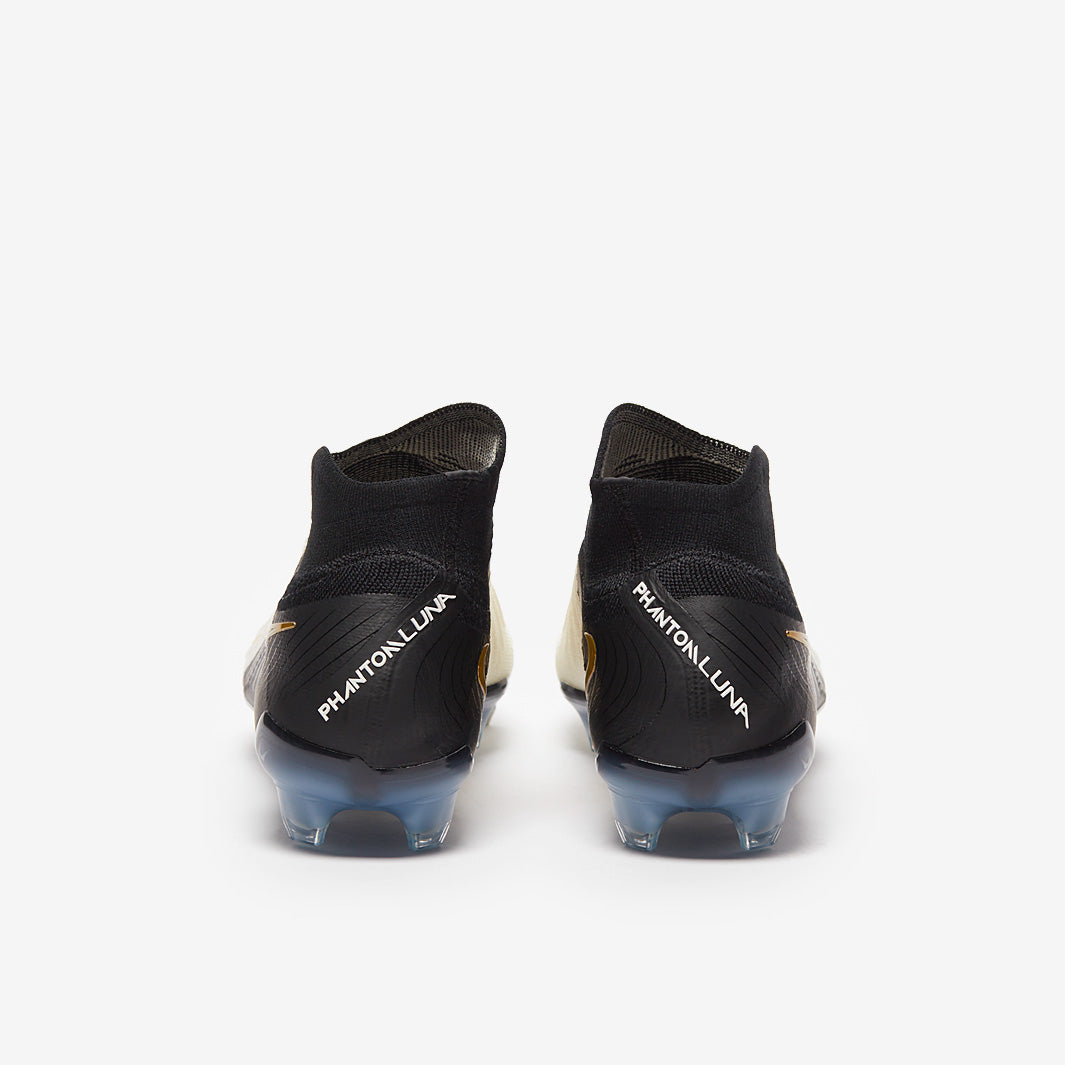 Nike Phantom Luna II Elite FG Football Boots White/Black/Mtlc Gold Coin