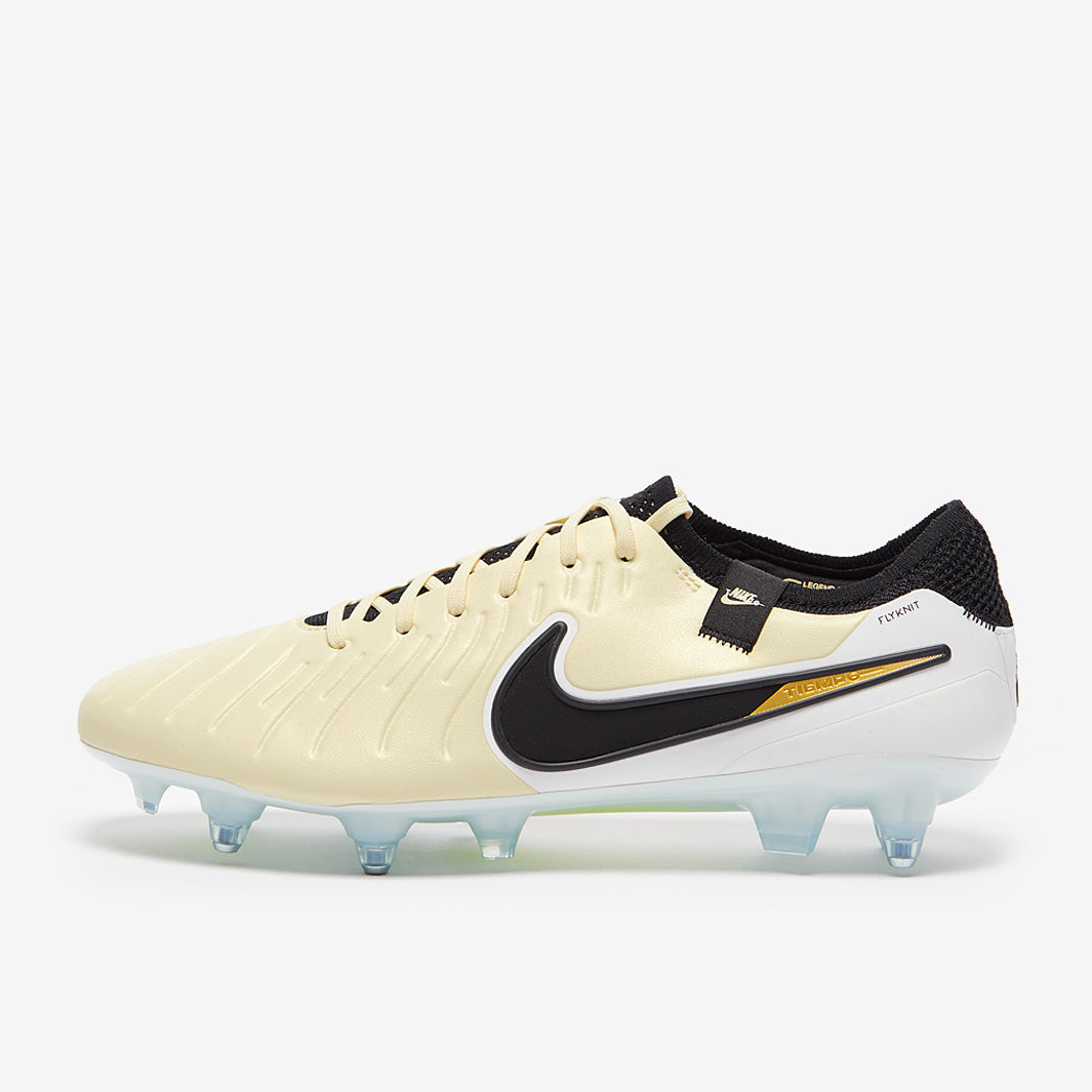 Nike Tiempo Legend X Elite SG-Pro Anti-Clog Football Boots Lemonade/Black/Mtlc Gold Coin