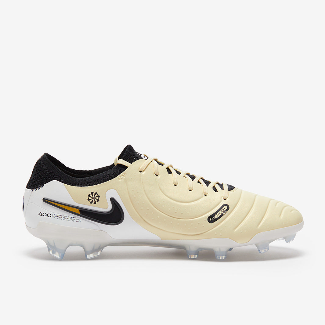 Nike Tiempo Legend X Elite FG Football Boots Lemonade/Black/Mtlc Gold Coin
