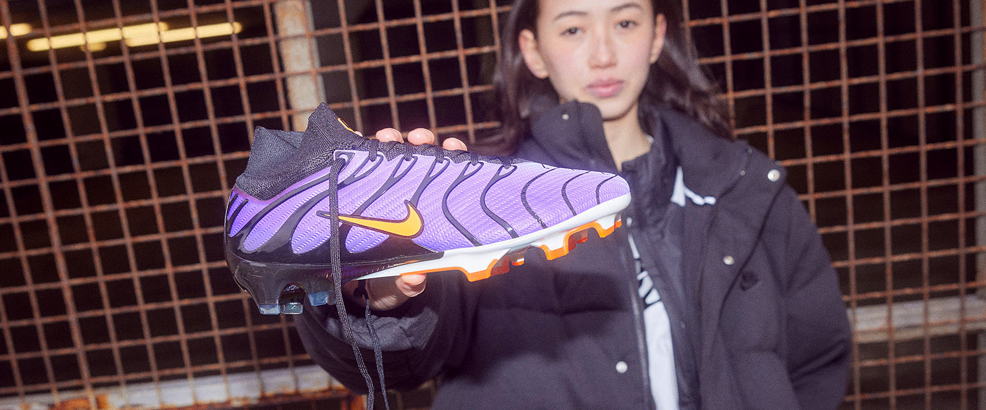Nike Air Zoom Mercurial Superfly IX Elite x Air Max Plus FG Football Boots Volt Purple/Total Orange