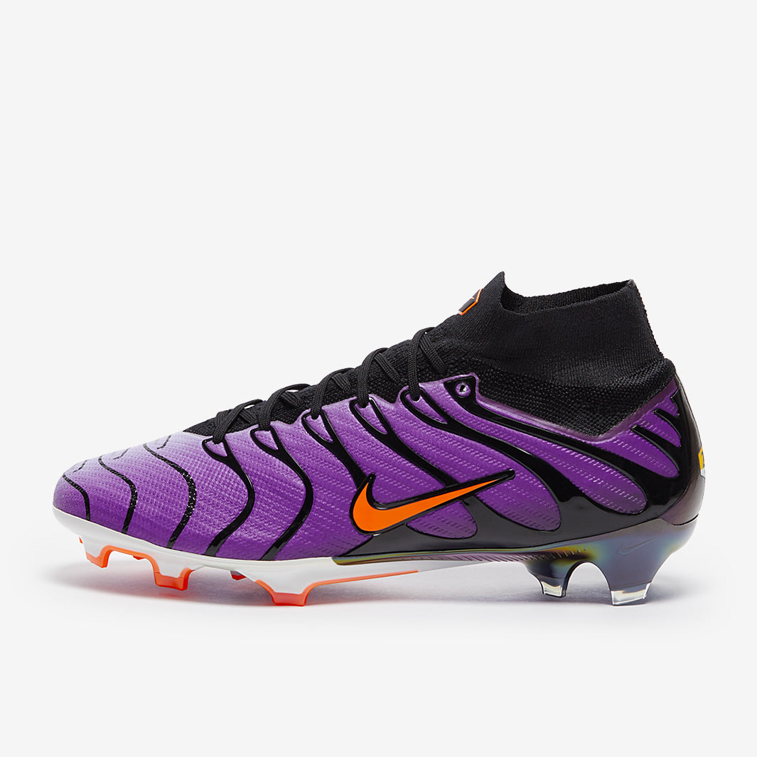 Nike Air Zoom Mercurial Superfly IX Elite x Air Max Plus FG Football Boots Volt Purple/Total Orange