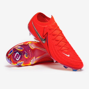 Nike Phantom GX II Elite FG/MG Football Boots Bright Crimson/White