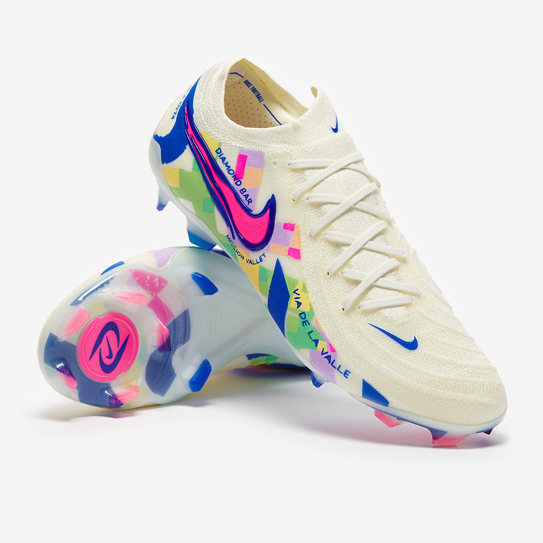 Nike Phantom GX II Elite FG SE Football Boots Sail/Racer Blue
