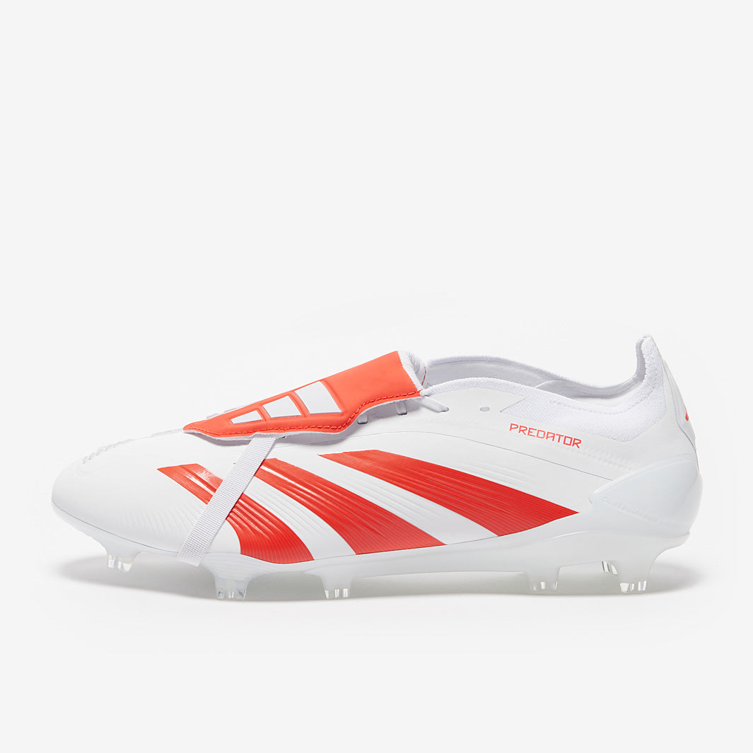 Adidas Predator Elite Tongue FG PureStrike SE Football Boots Ftwr White/Bright Red/Ftwr White