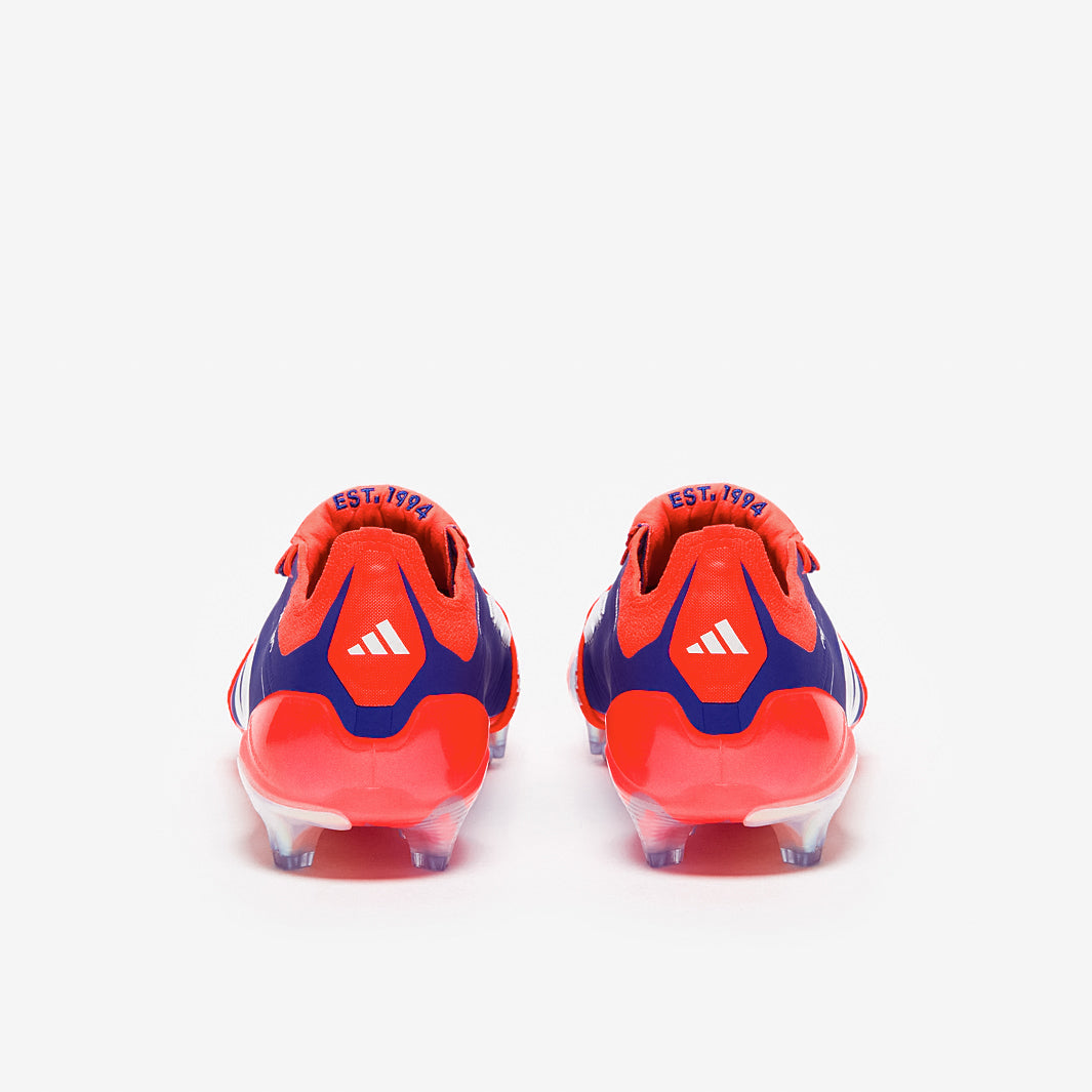 Adidas Predator Elite Tongue FG Football Boots Lucid Blue/Ftwr White/Solar Red