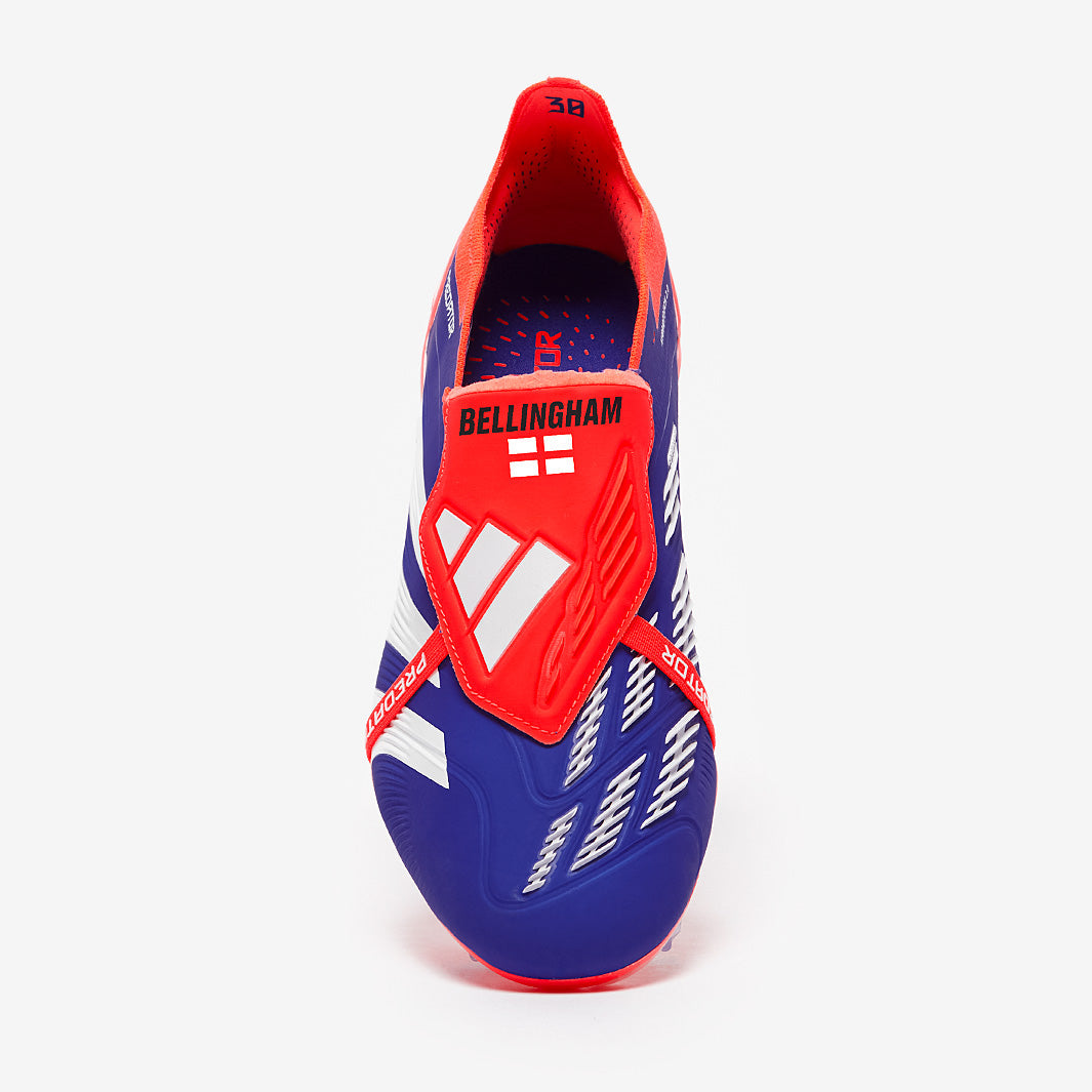 Adidas Predator Elite Tongue FG Football Boots Lucid Blue/Ftwr White/Solar Red