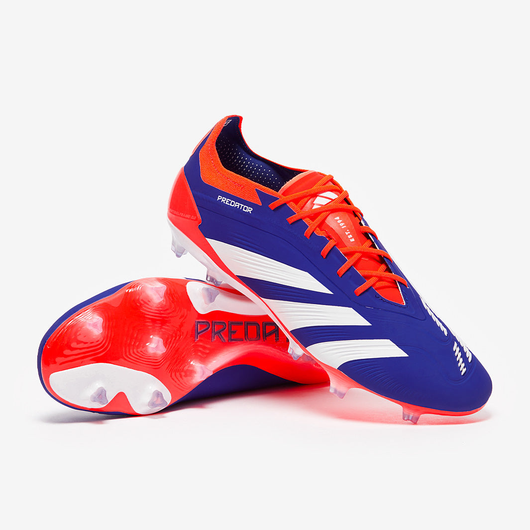 Adidas Predator Elite FG Football Boots Lucid Blue/Ftwr White/Solar Red