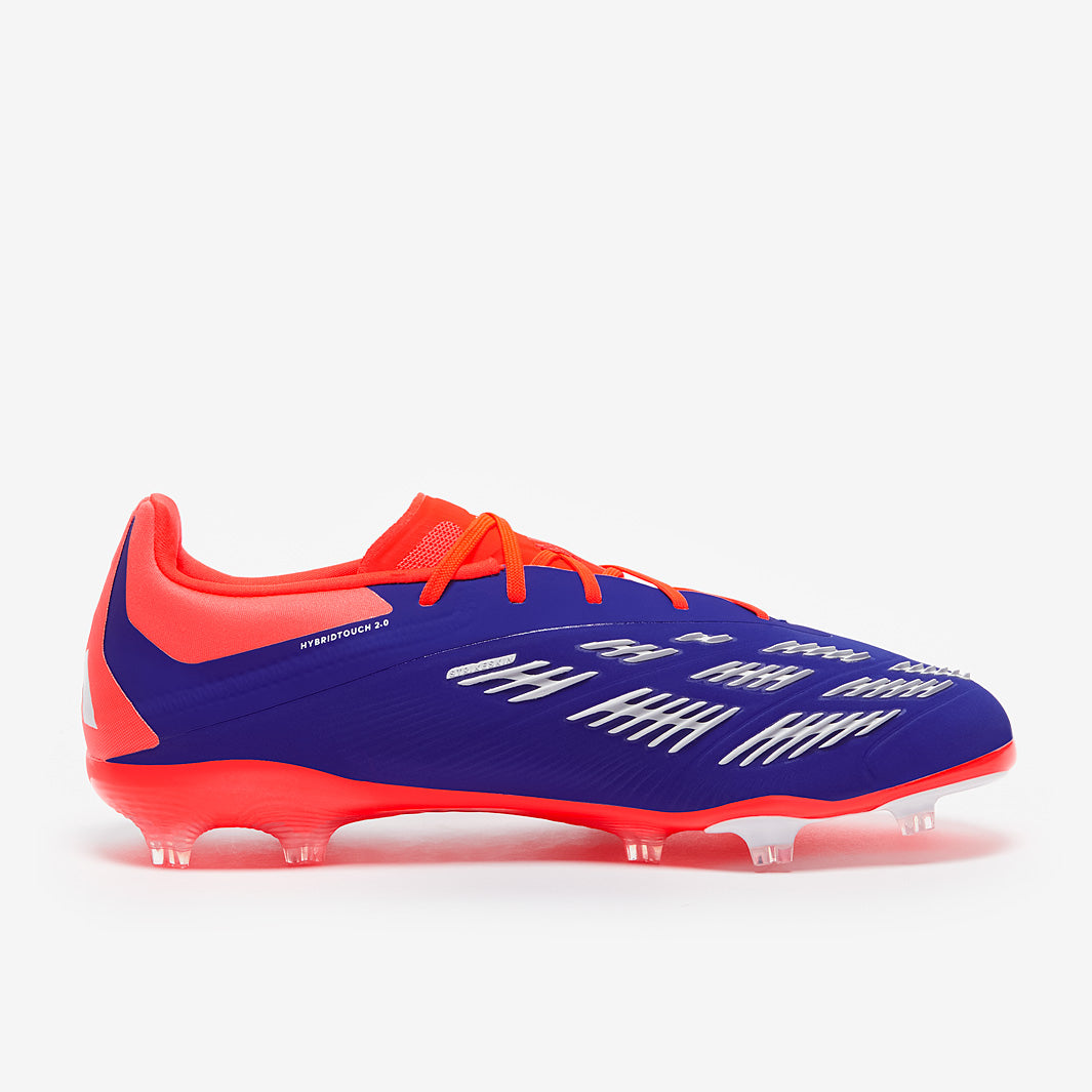 Adidas Kids Predator Elite FG Football Boots Lucid Blue/Ftwr White/Solar Red