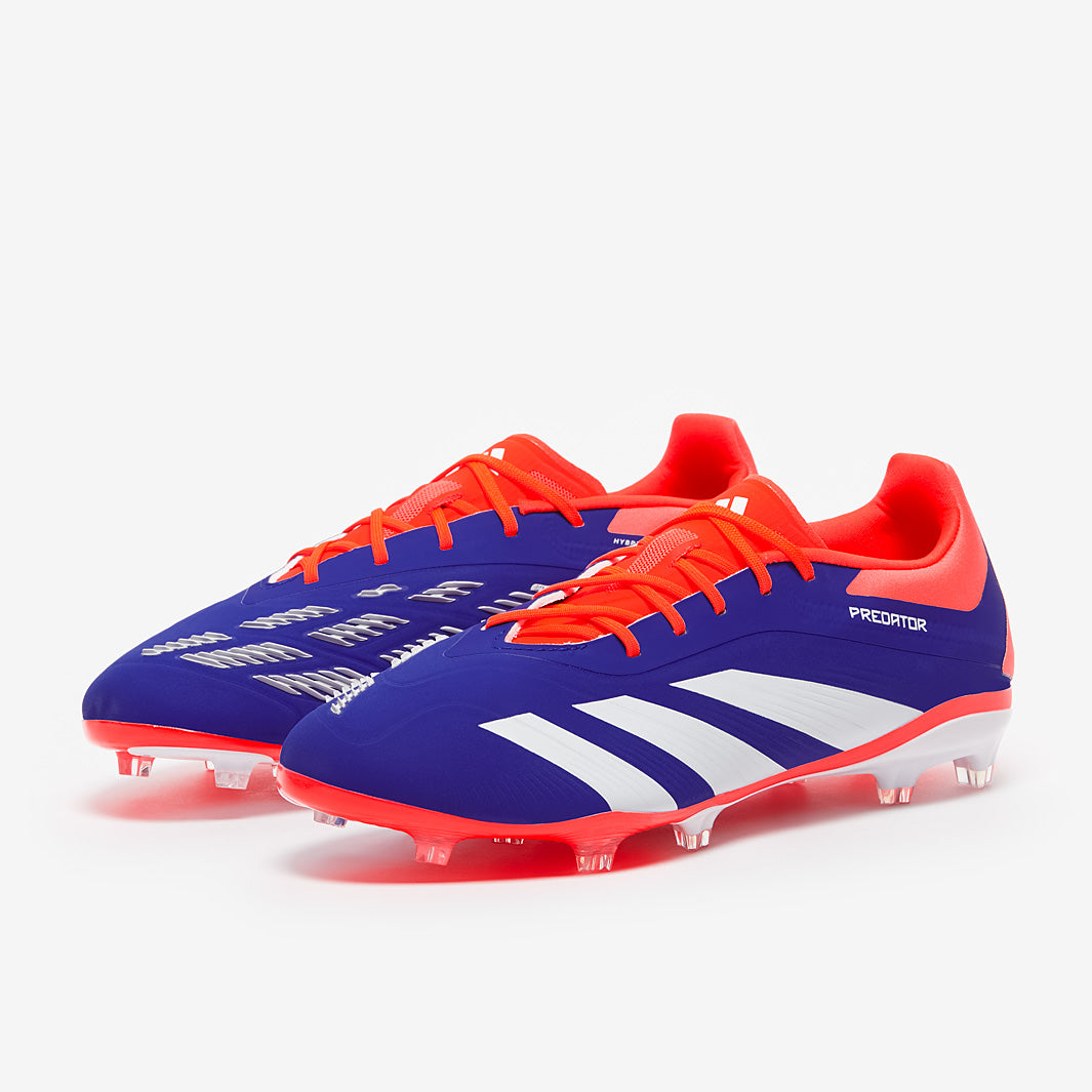 Adidas Kids Predator Elite FG Football Boots Lucid Blue/Ftwr White/Solar Red