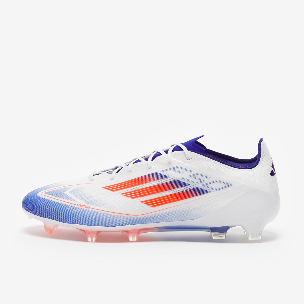 Adidas F50 Elite FG Football Boots Ftwr White/Solar Red/Lucid Blue
