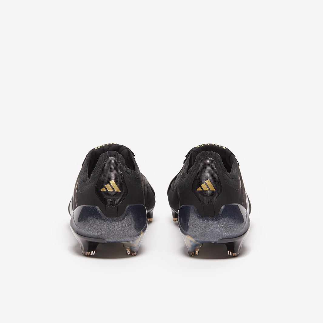 Adidas Predator Elite Tongue FG Football Boots Core Black/Carbon/Gold Met